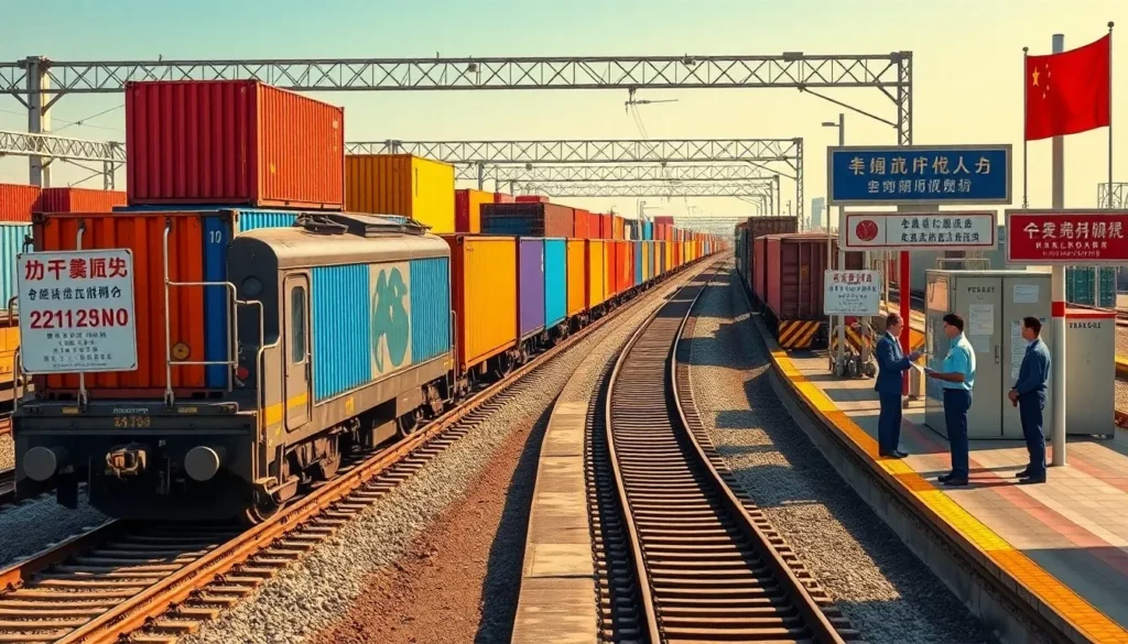 Railway shipping from China to Russia