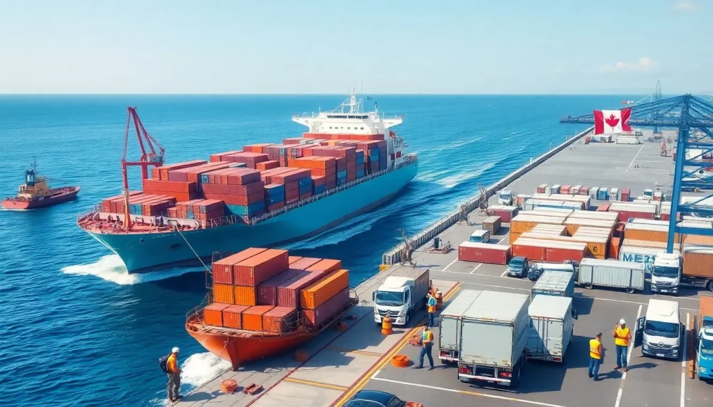 Sea Freight Cost Shipping from China to Canada