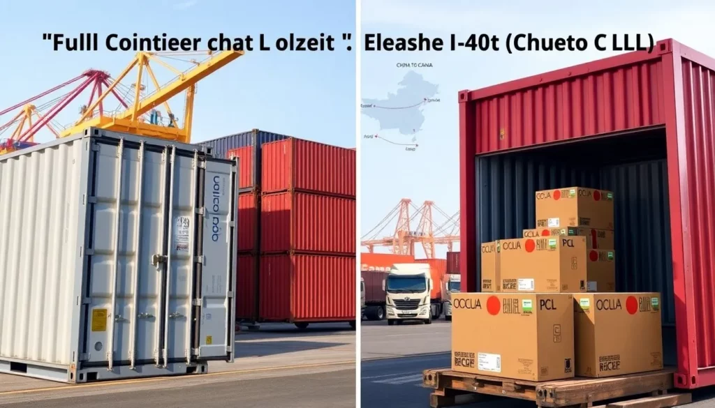 Sea Freight Cost Shipping from China to Canada