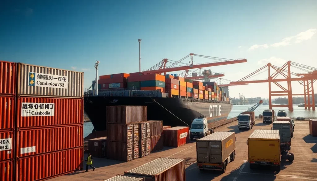 Shipping From China to Cambodia