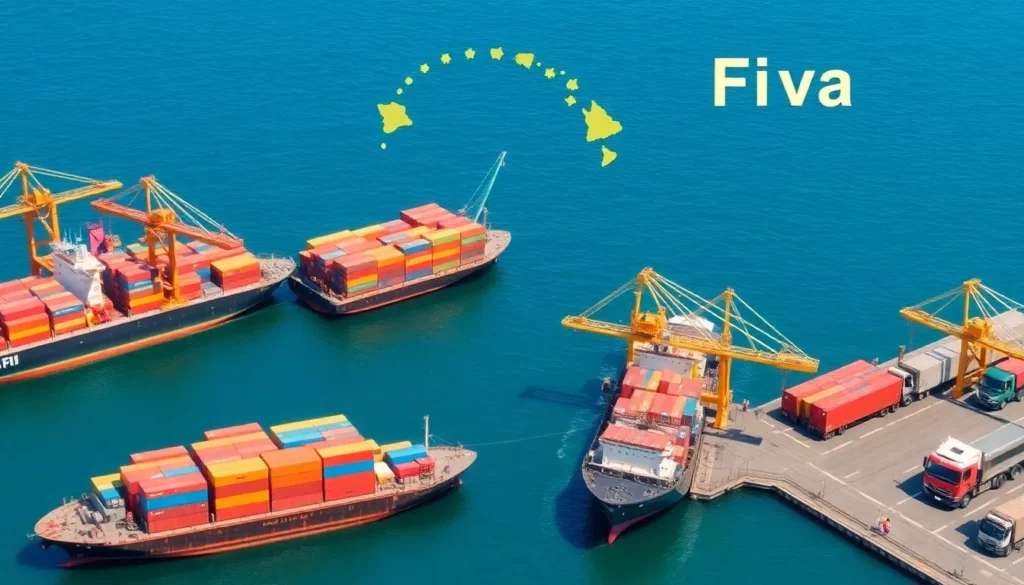 Shipping From China to Fiji