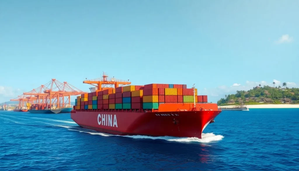 Shipping From China to Fiji