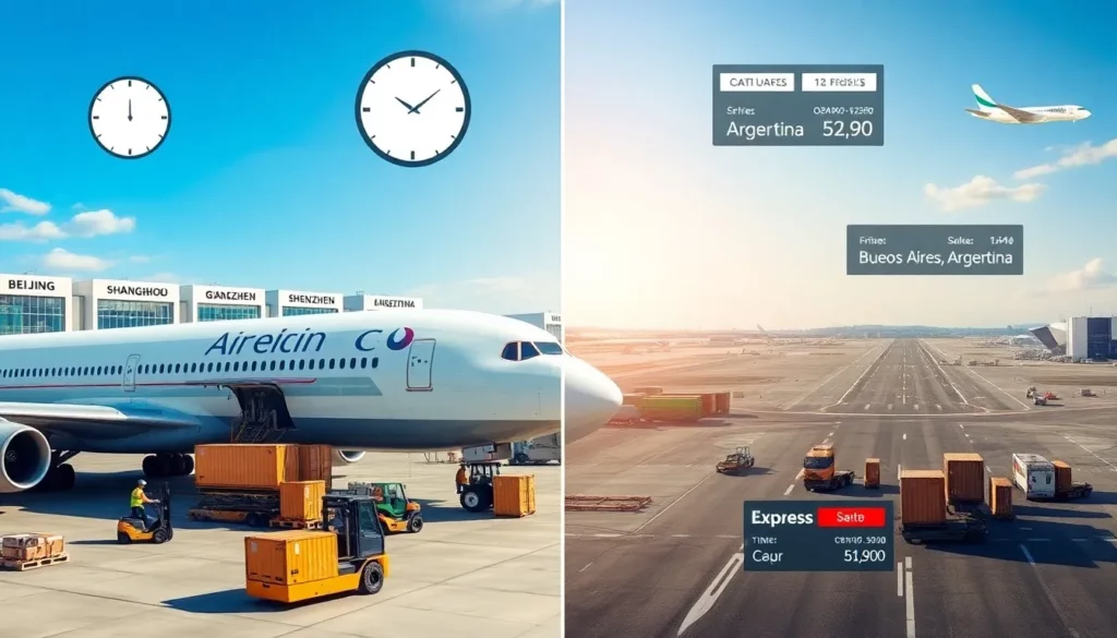 Shipping from China to Argentina