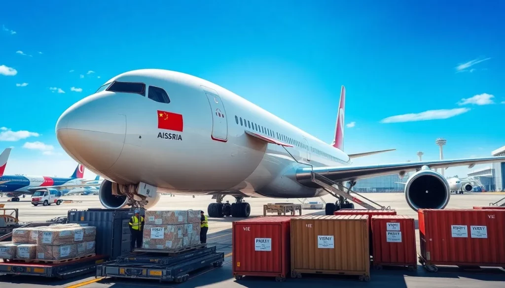 Shipping from China to Austria