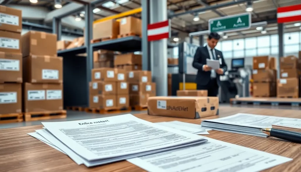 Shipping from China to Austria