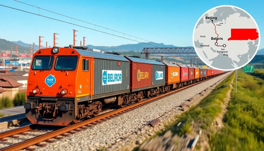 Shipping from China to Belarus