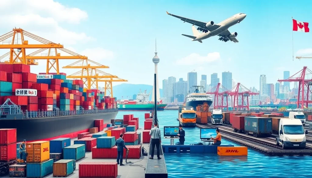 Shipping from China to Canada