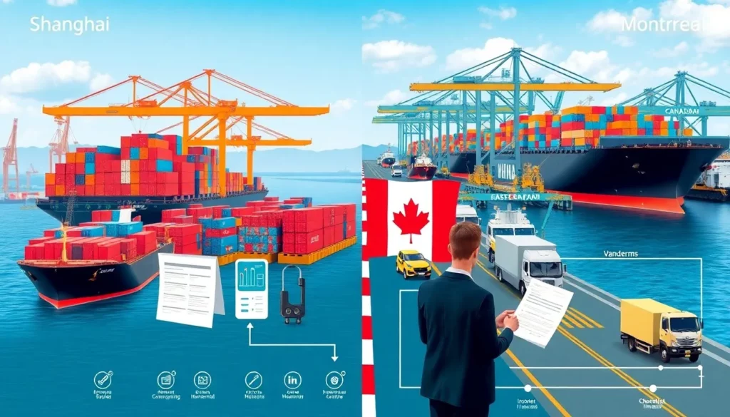 Shipping from China to Canada