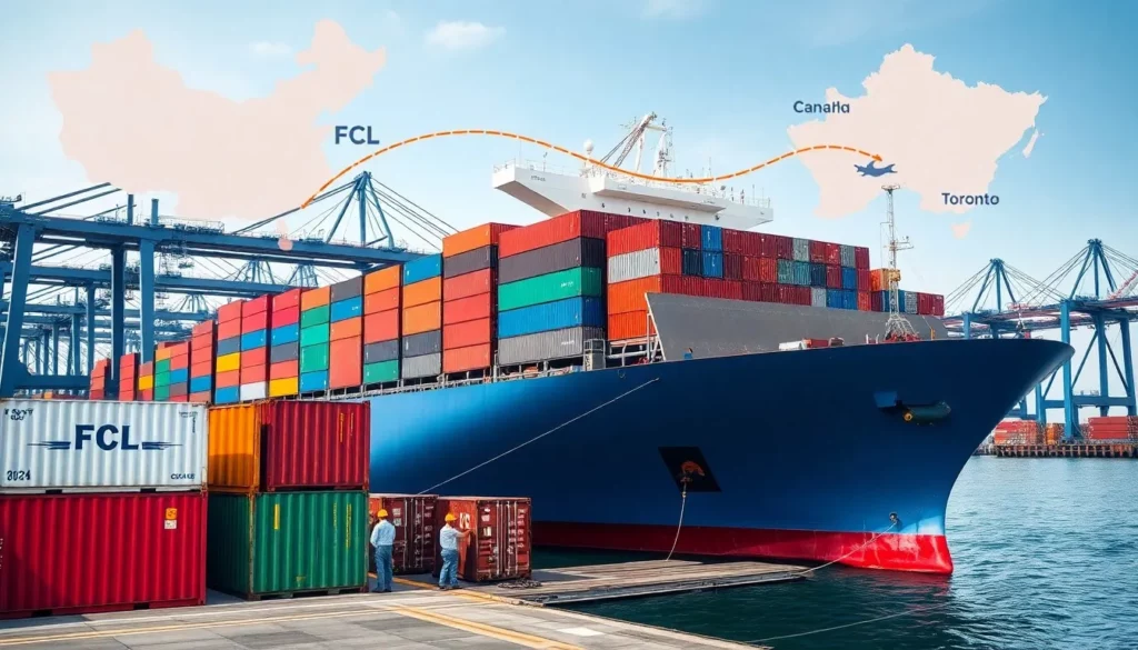 Shipping from China to Canada