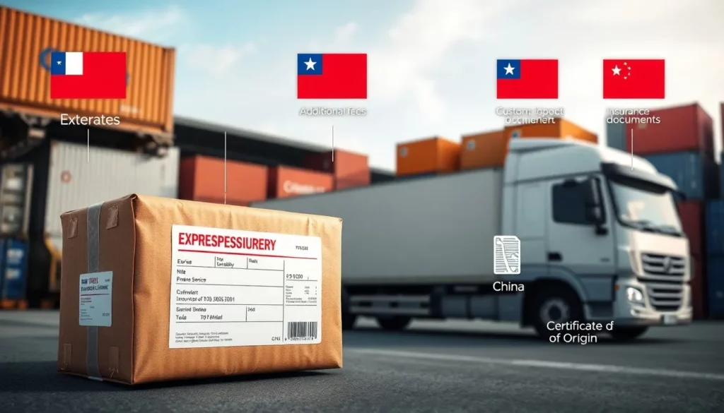 Shipping from China to Chile