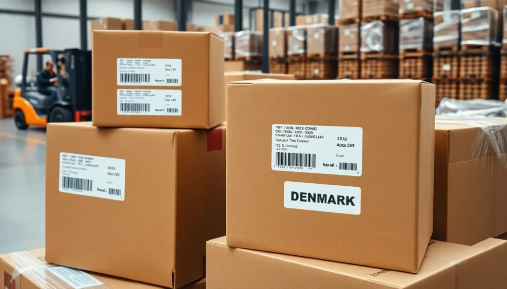Shipping from China to Denmark