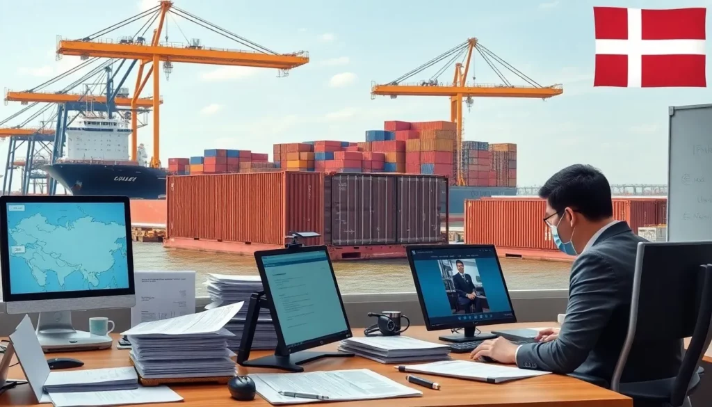 Shipping from China to Denmark