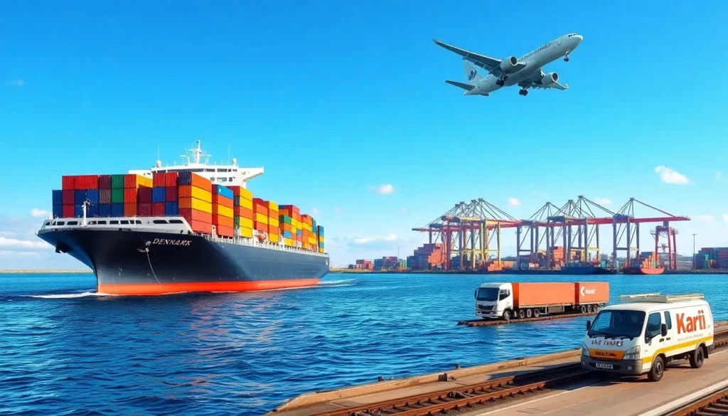 Shipping from China to Denmark