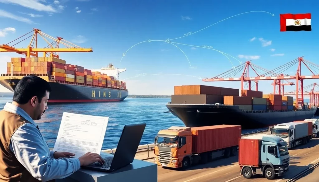 Shipping from China to Egypt