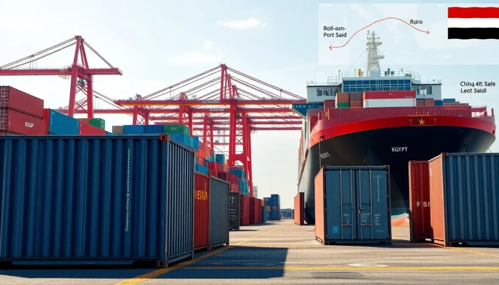 Shipping from China to Egypt