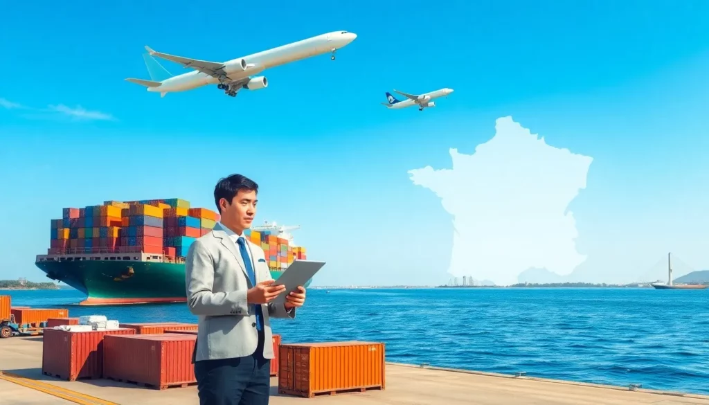 Shipping from China to France