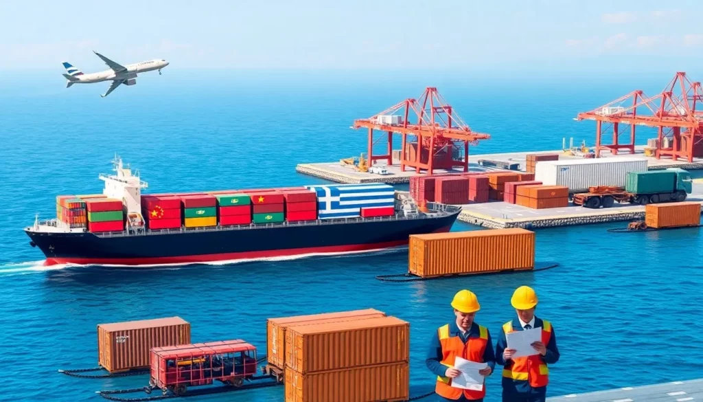 Shipping from China to Greece