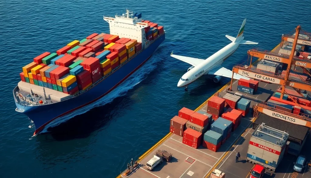 Shipping from China to Indonesia