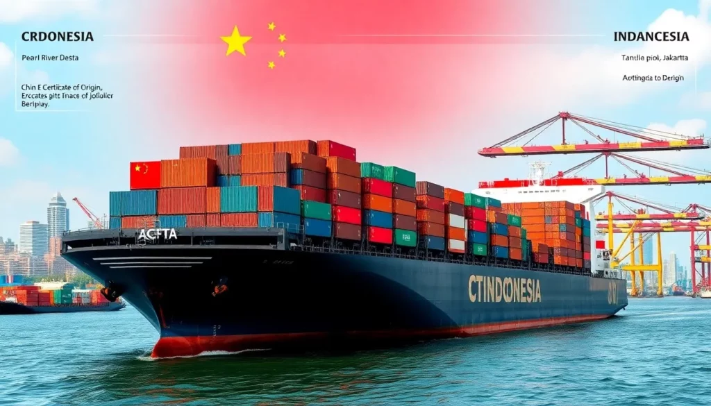 Shipping from China to Indonesia
