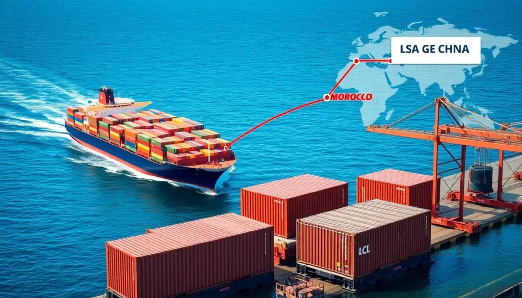 Shipping from China to Morocco