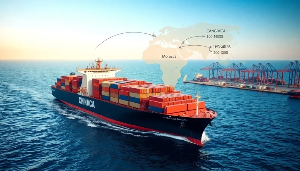 Shipping from China to Morocco