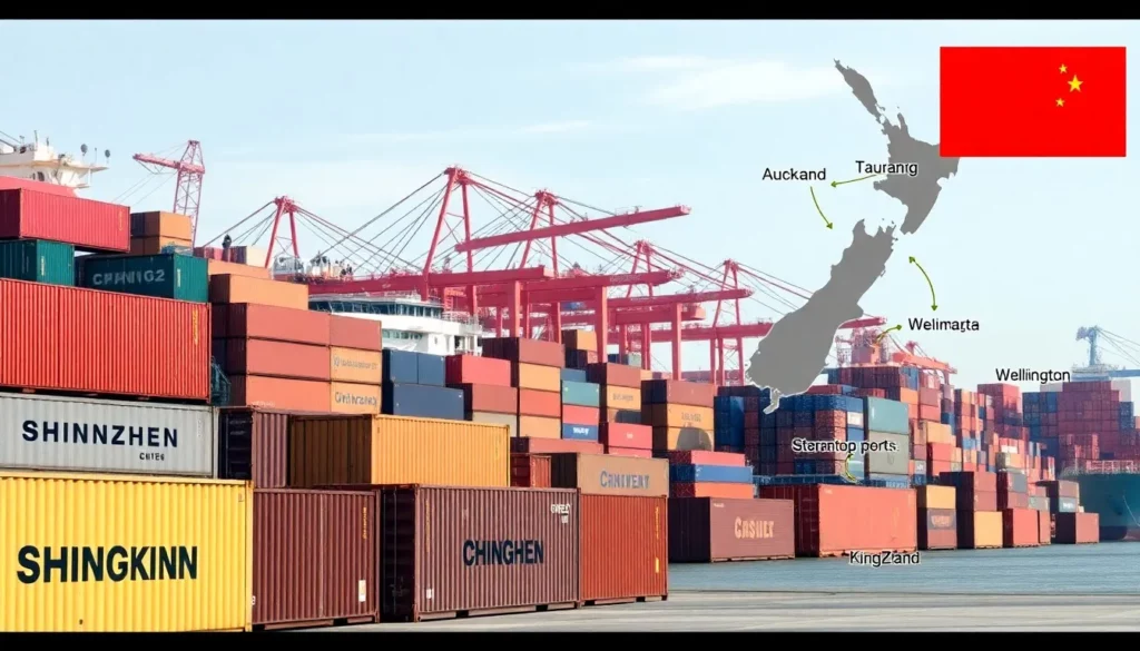 Shipping from China to New Zealand