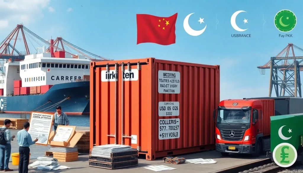 Shipping from China to Pakistan