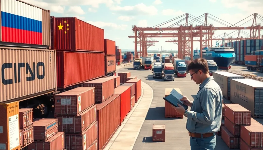 Shipping from China to Russia