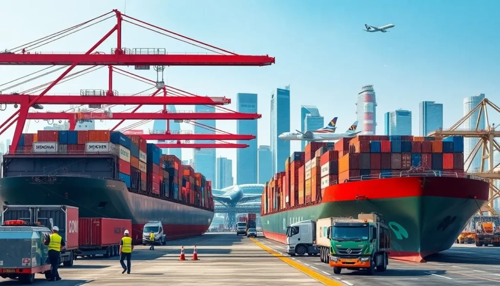 Shipping from China to Singapore