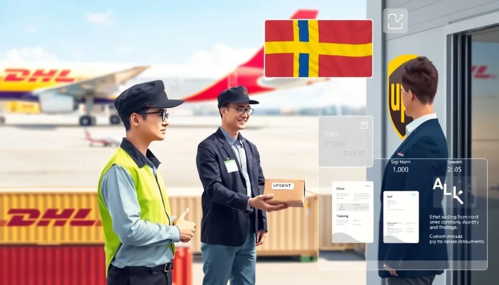 Shipping from China to Sweden