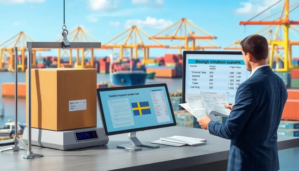 Shipping from China to Sweden