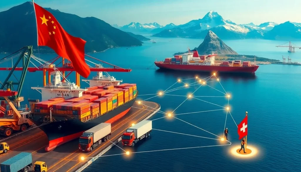 Shipping from China to Switzerland