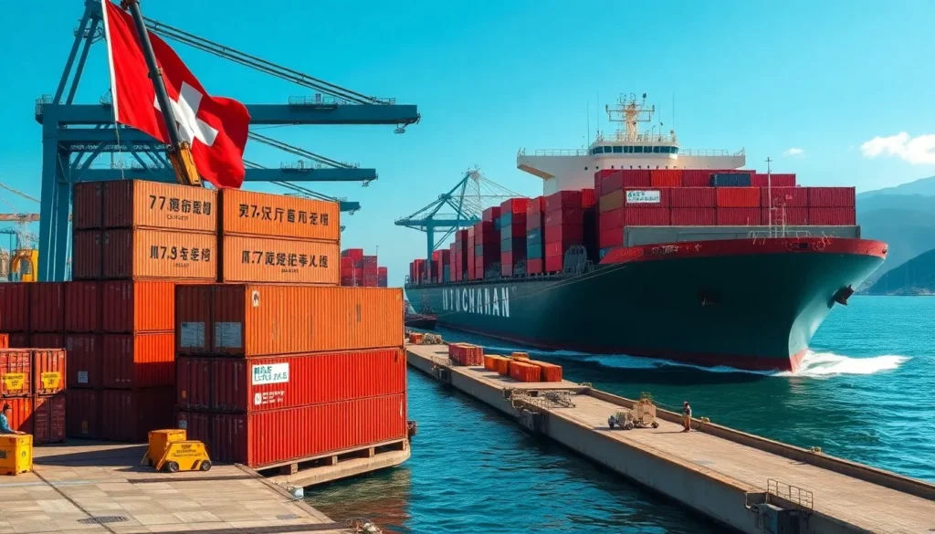 Shipping from China to Switzerland
