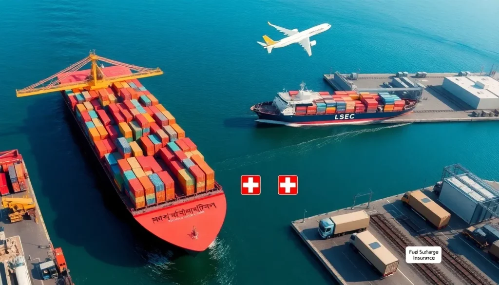 Shipping from China to Switzerland