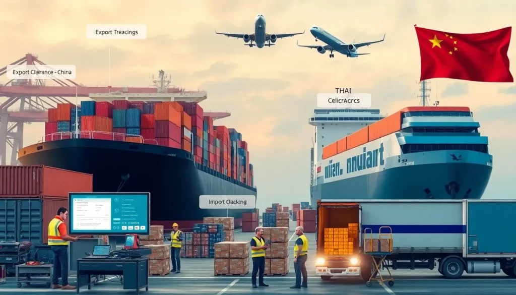 Shipping from China to Thailand